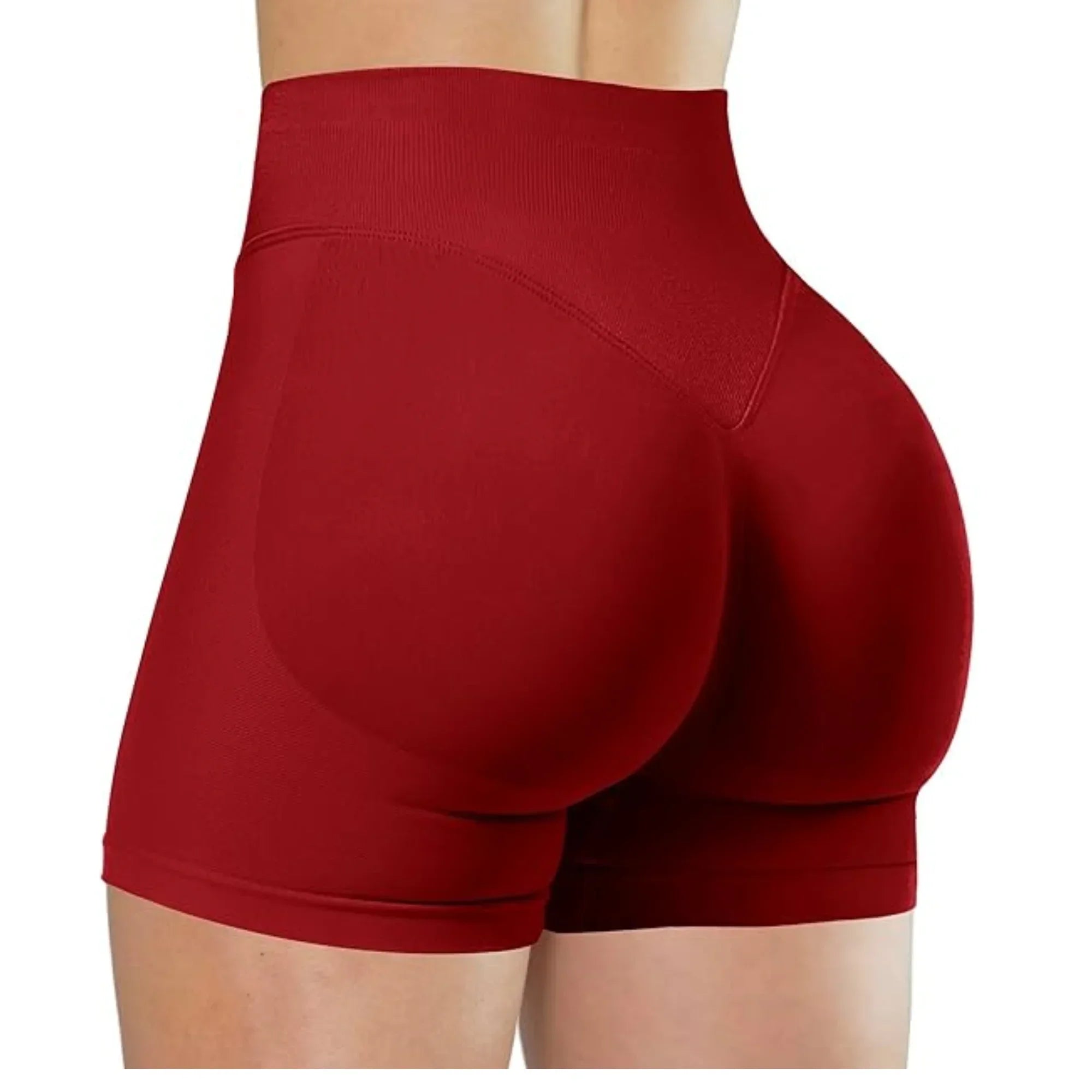 Short Yoga Taille Haute Seamless – Coloris Uni Femme
