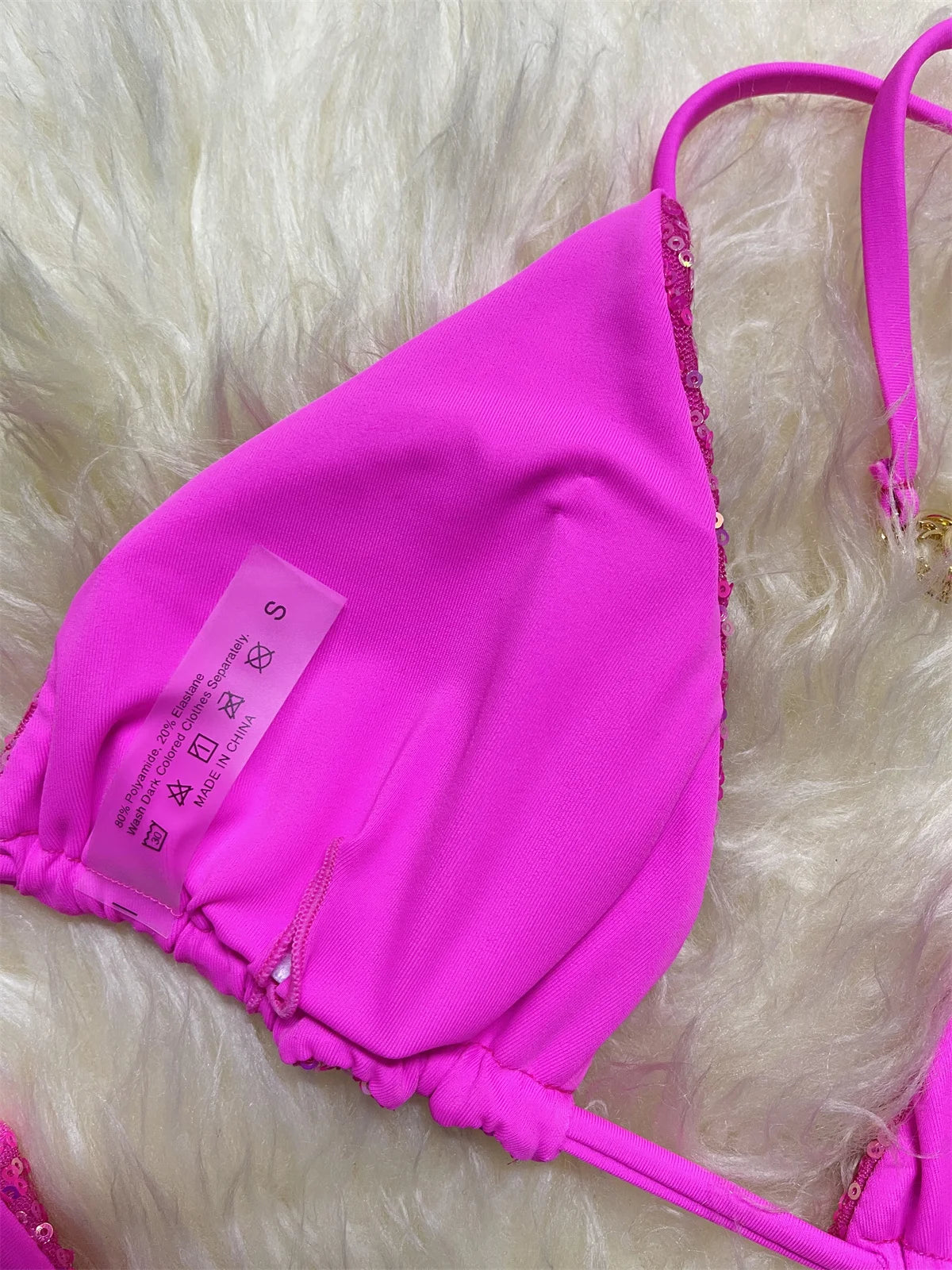 Bikini Pailleté 2 Pièces Étincelant – Maillot de Bain Festif