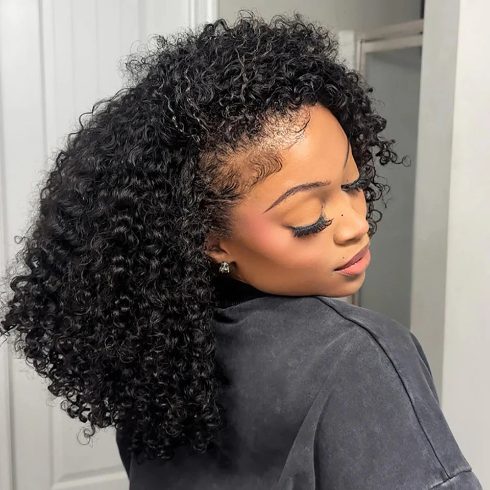 Demi-Perruque Afro Kinky Curly 3-en-1 Bandeau – 250 & 300%