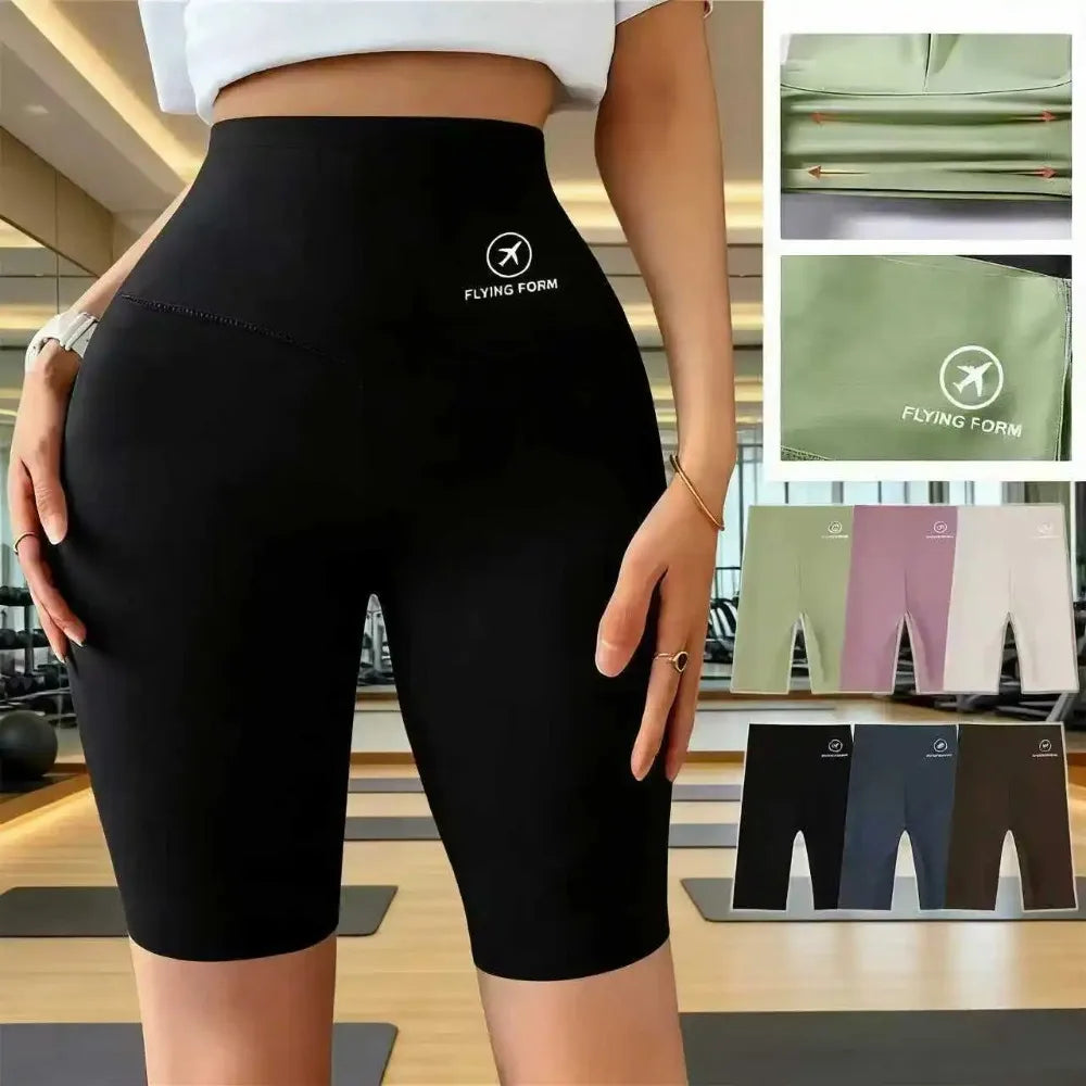 Short Taille Haute Push-Up Seamless – Sport & Yoga