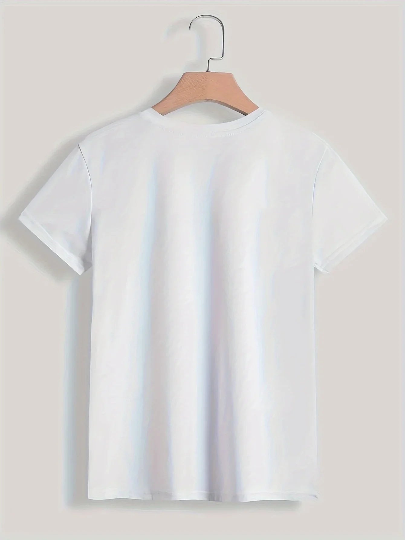 T-Shirt Imprimé 90s Paris Col Rond – Style Rétro Casual
