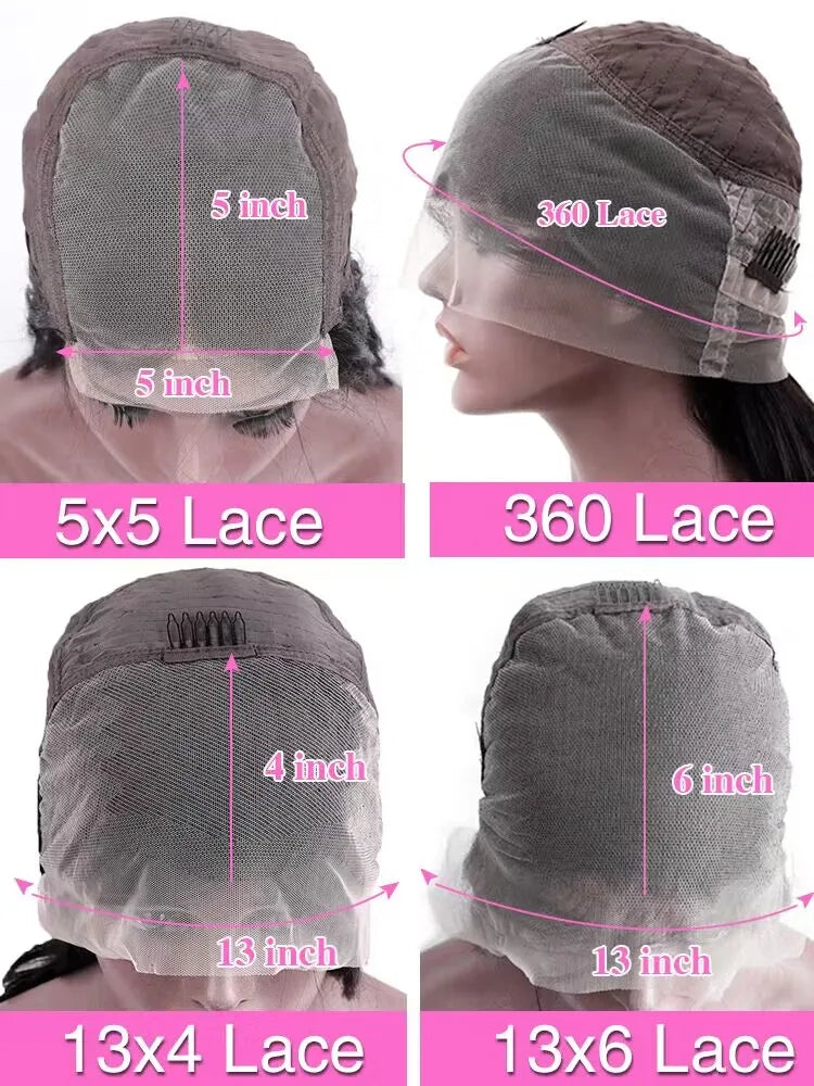Perruque Lace Front Bone Straight 200% Densité – Jusqu'à 46 Pouces
