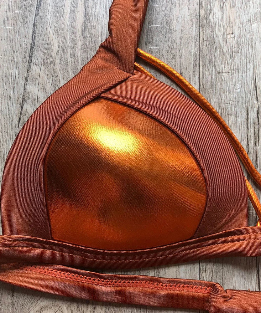 Bikini Halter Push Up Bonnets Plongeants – 2 Pièces