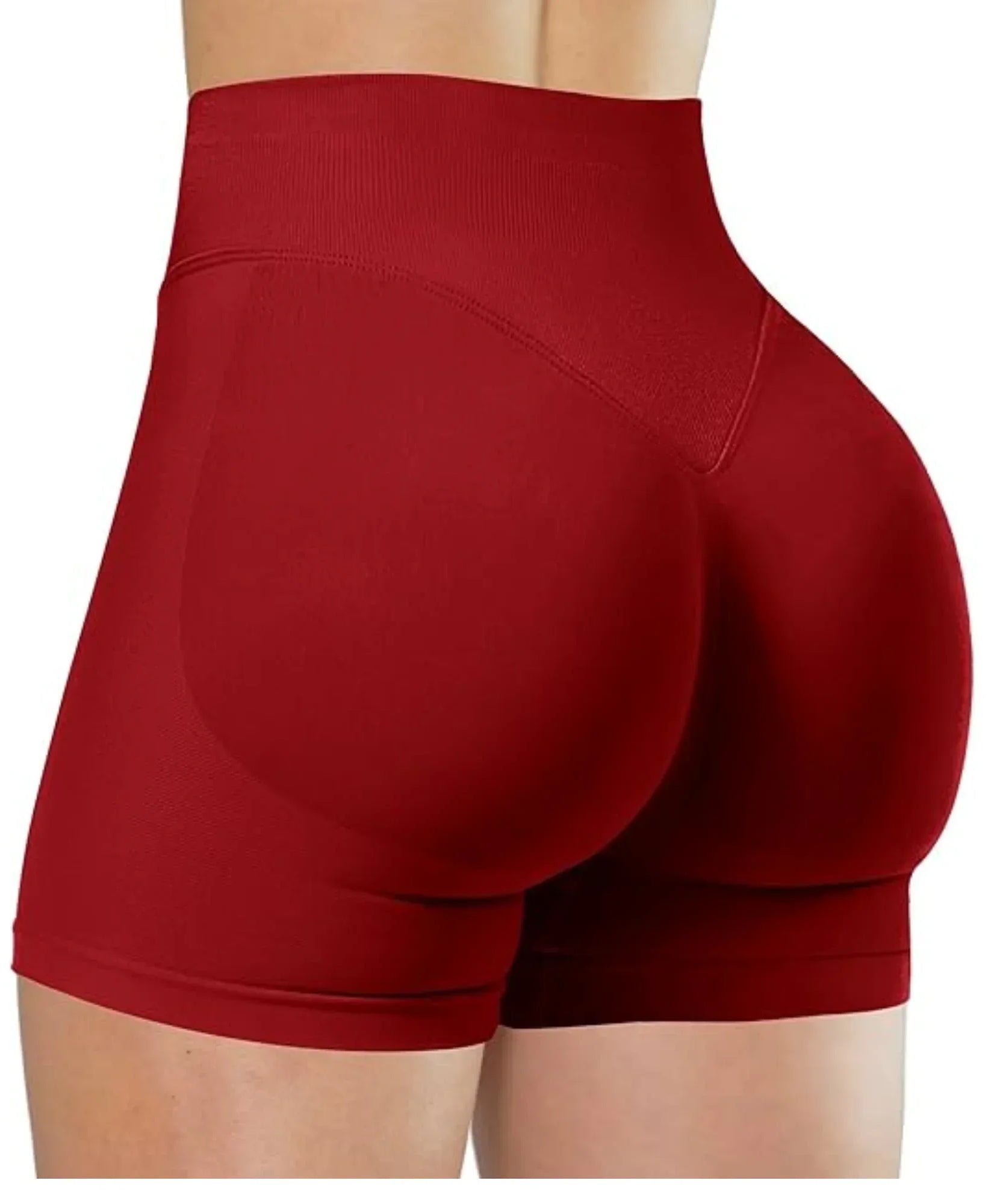 Short Yoga Taille Haute Seamless – Coloris Uni Femme