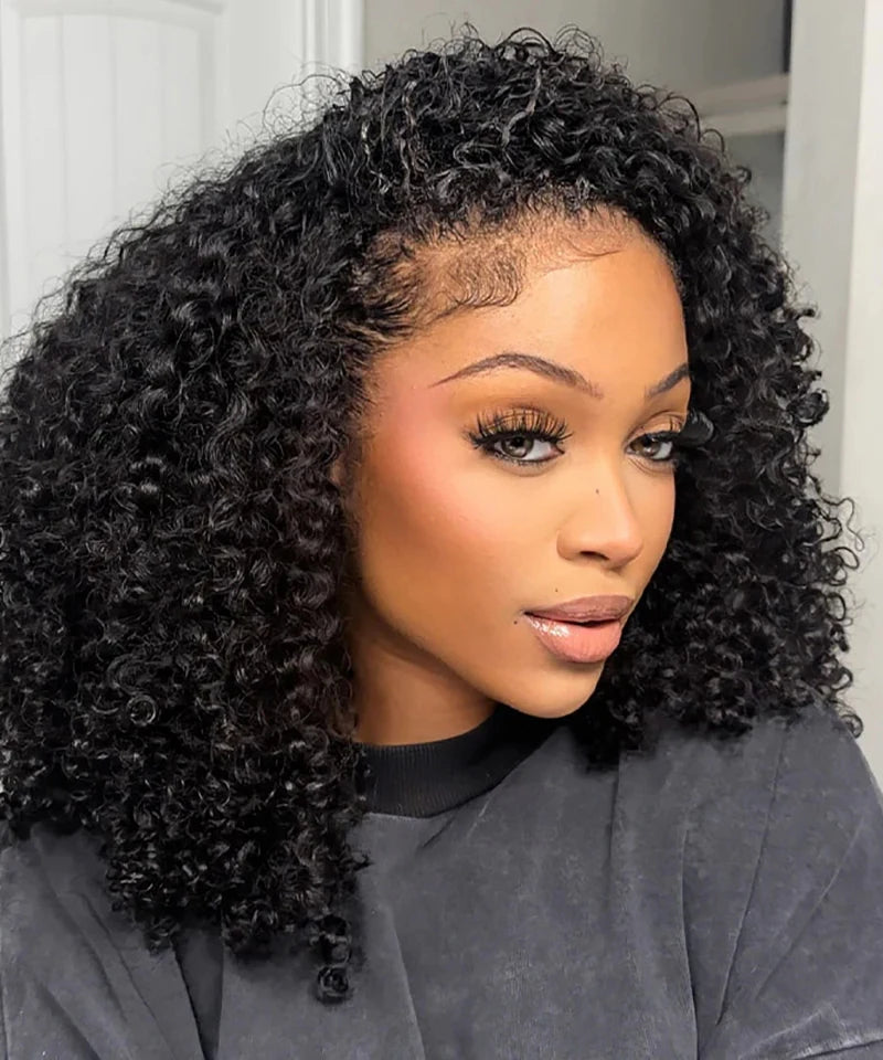 Demi-Perruque Afro Kinky Curly 3-en-1 Bandeau – 250 & 300%