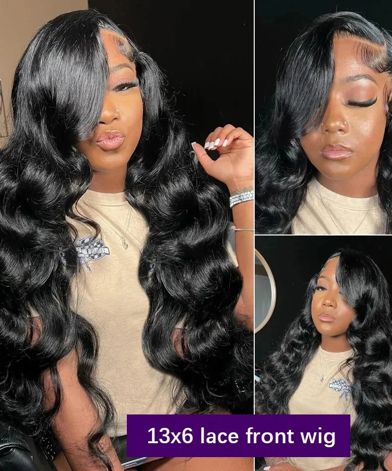 Perruque Lace Front HD Body Wave – Jusqu'à 46 Pouces