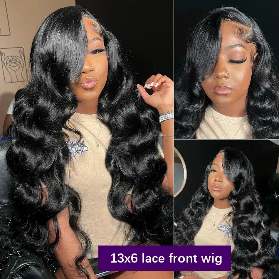 Perruque Lace Front HD Body Wave – Jusqu'à 46 Pouces