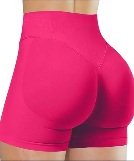 Short Yoga Taille Haute Seamless – Coloris Uni Femme