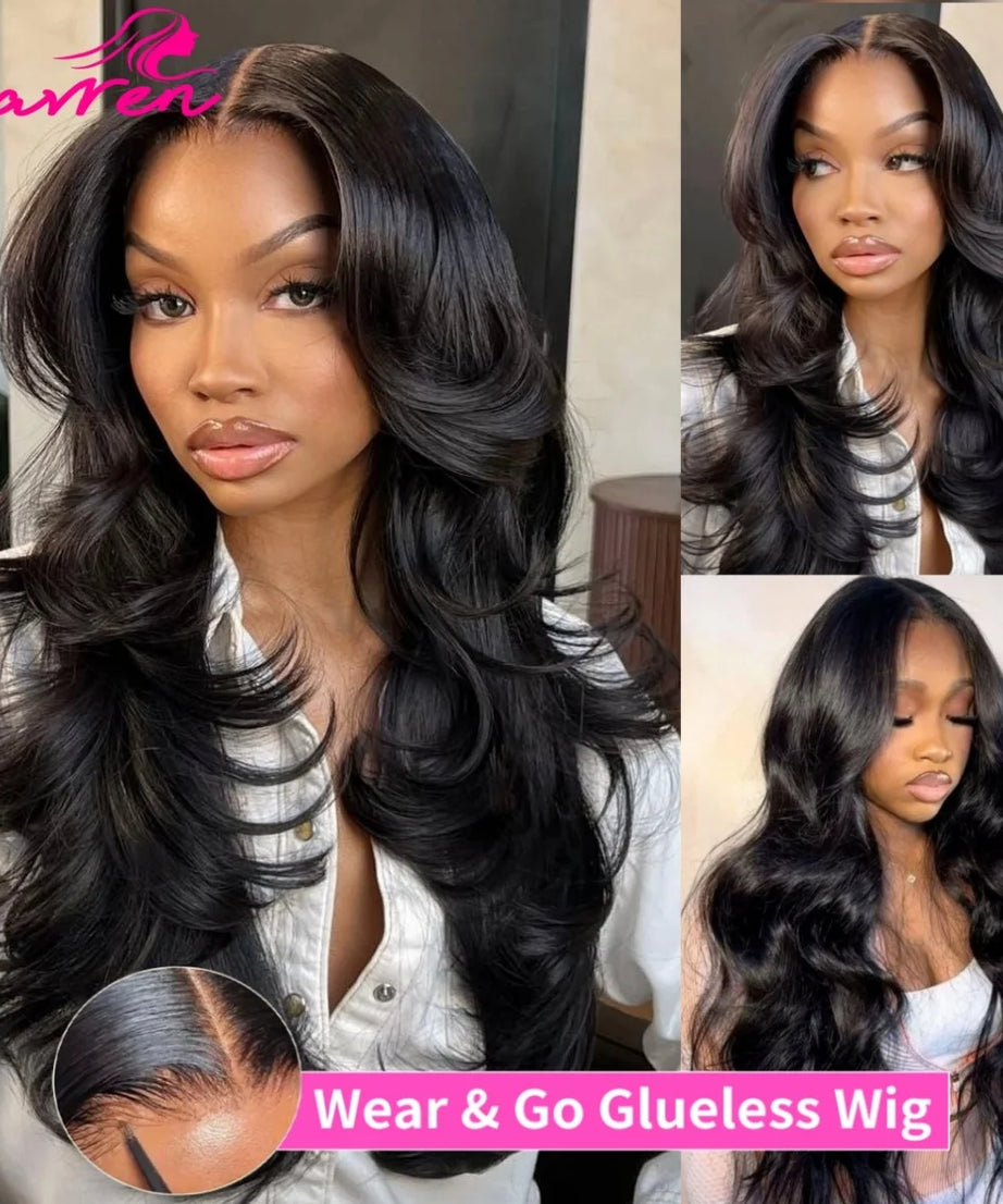 Perruque Lace Front HD Body Wave Glueless – 13x4 & 13x6