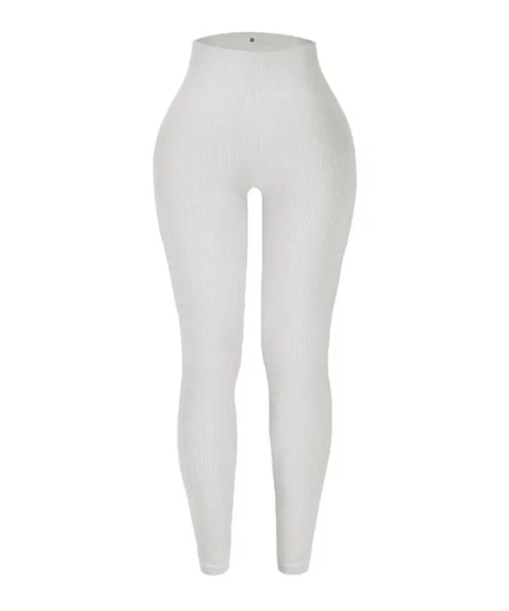 Seamless Knit Yoga Leggings Women Thread Solid Tights Gym Workout Running Stretchy High Waist Hip Liftting Skinny Gym Leggings