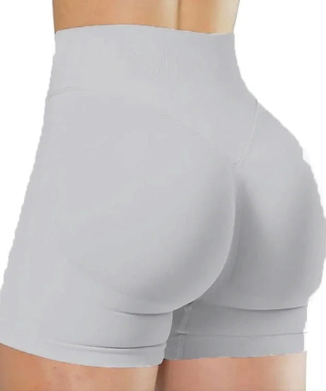 Short Yoga Taille Haute Seamless – Coloris Uni Femme