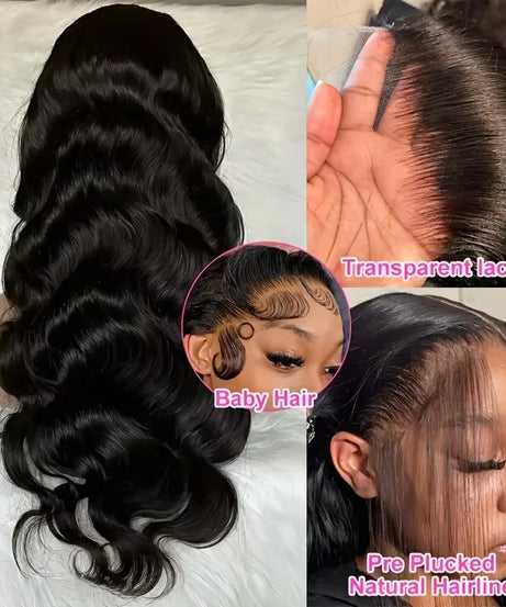 Perruque Lace Front HD Body Wave Glueless – 13x4 & 13x6