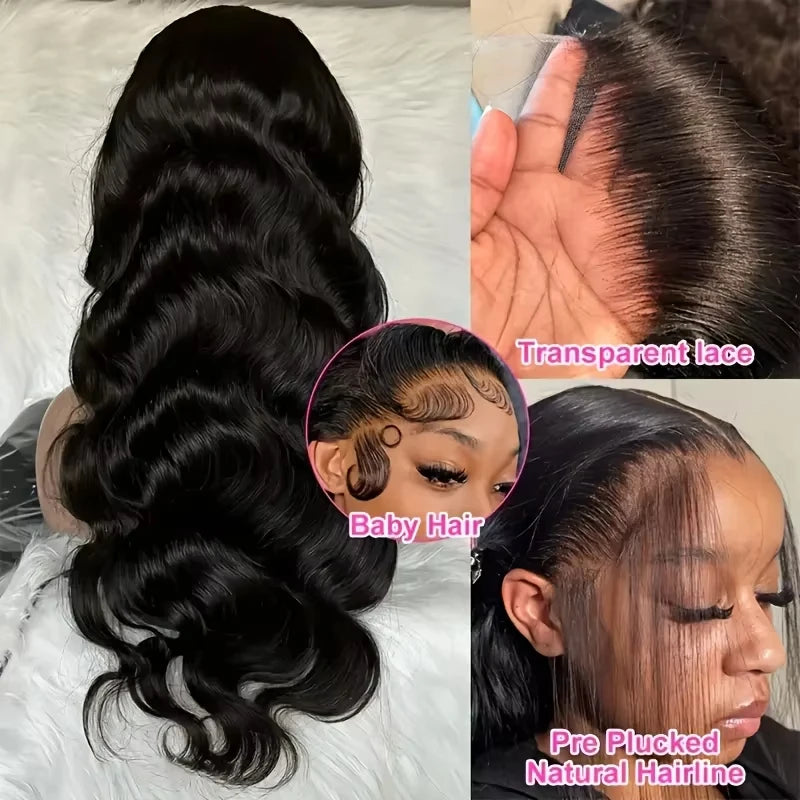 Perruque Lace Front HD Body Wave Glueless – 13x4 & 13x6