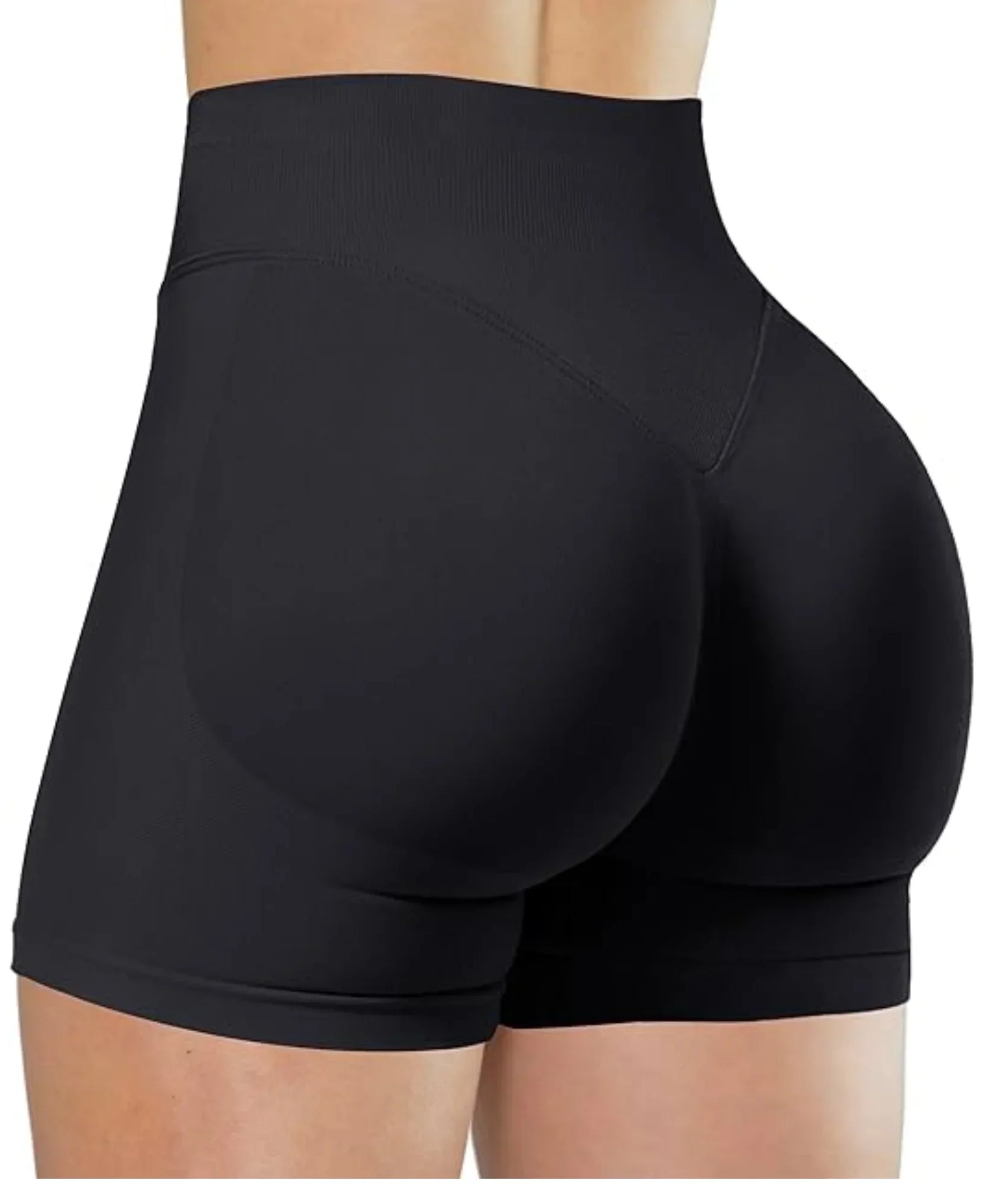 Short Yoga Taille Haute Seamless – Coloris Uni Femme