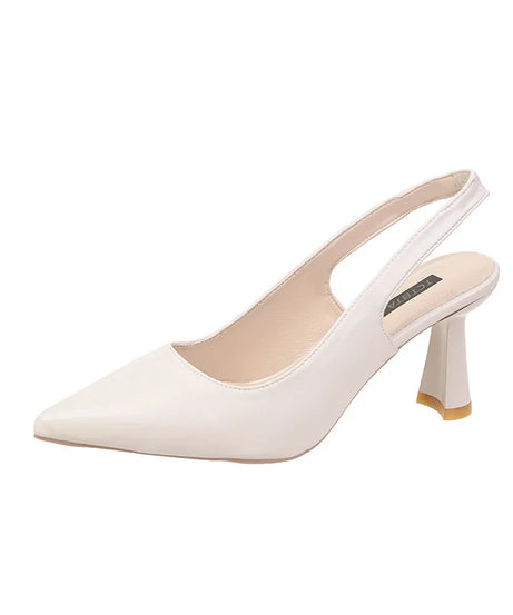 Escarpins Stiletto Bout Pointu Slingback – Talon Haut Élégant