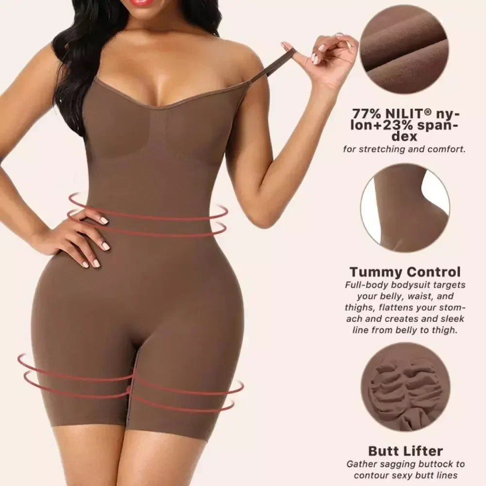 Gaine Gainante One-Piece Seamless Contrôle Ventre – S à XXXL