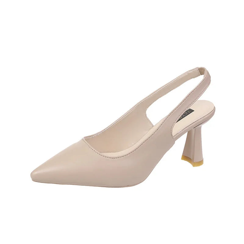 Escarpins Stiletto Bout Pointu Slingback – Talon Haut Élégant