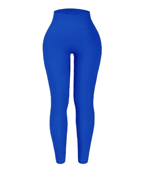 Seamless Knit Yoga Leggings Women Thread Solid Tights Gym Workout Running Stretchy High Waist Hip Liftting Skinny Gym Leggings