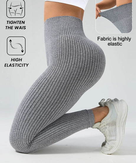Legging Sport Seamless Taille Haute Tummy Control Butt-Lift