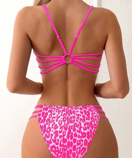 Bikini Leopard Taille Haute Micro 2 Pieces – Maillot de Bain
