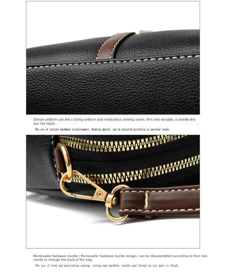 Sac Bandoulière Cuir Véritable Rabat Coque – Compact & Chic