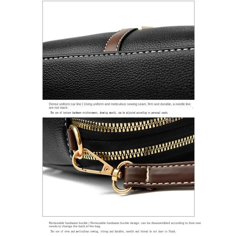 Sac Bandoulière Cuir Véritable Rabat Coque – Compact & Chic