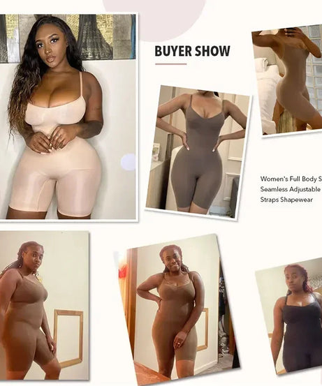 Gaine Gainante One-Piece Seamless Contrôle Ventre – S à XXXL