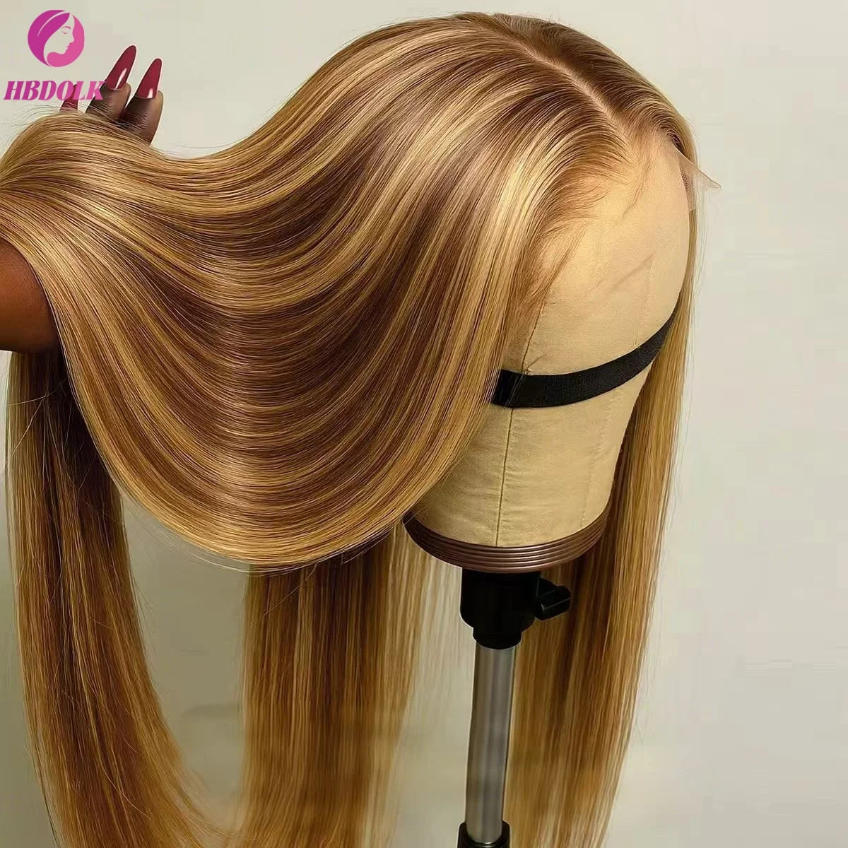 Perruque Lace Front Bone Straight Miel 4/27 – 5x5 & 13x4