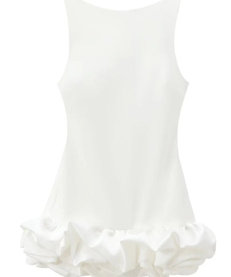Mini Robe Bodycon Dos Nu Volants Froufrous – Soirée & Club