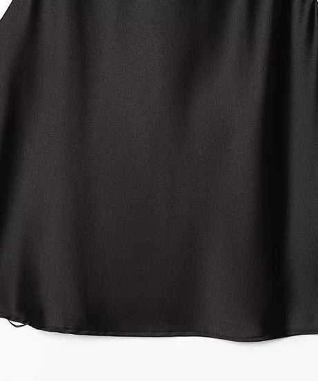 Top Halter Satin Dos Nu – Camisole Élégante Été Femme