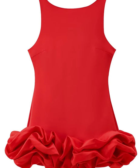 Mini Robe Bodycon Dos Nu Volants Froufrous – Soirée & Club