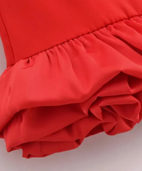 Mini Robe Bodycon Dos Nu Volants Froufrous – Soirée & Club