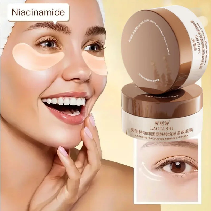 Masques Yeux Fermeté à la Caféine – Boîte de 60