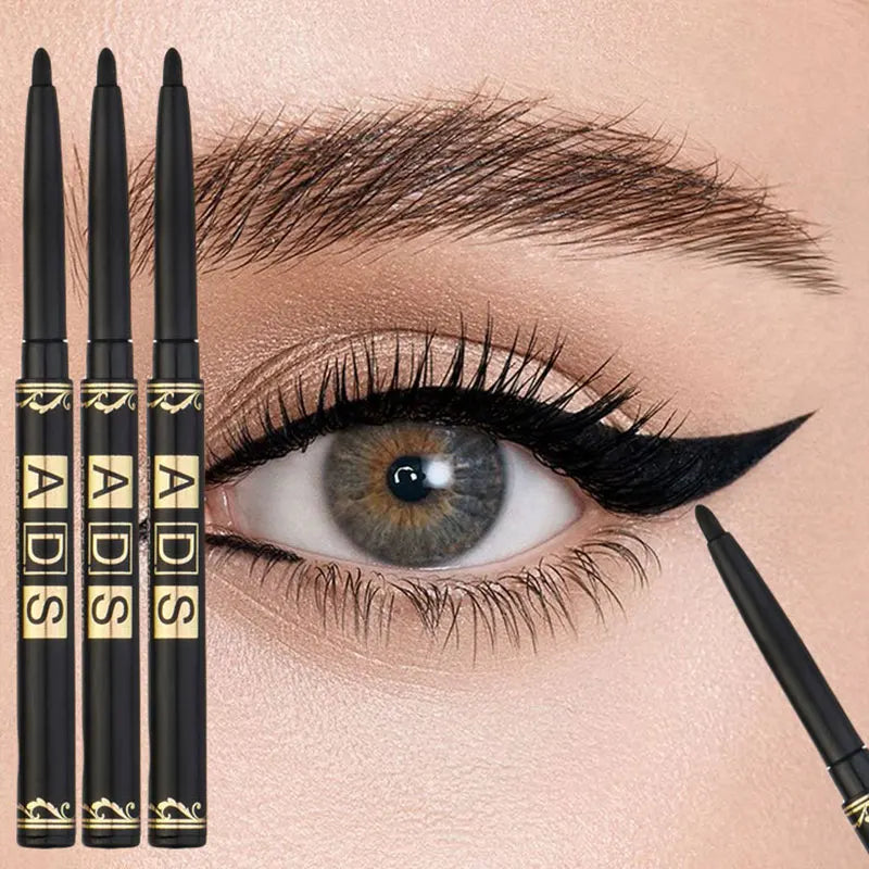 Set 3 Crayons Eyeliner Waterproof Twist – Noir & Brun