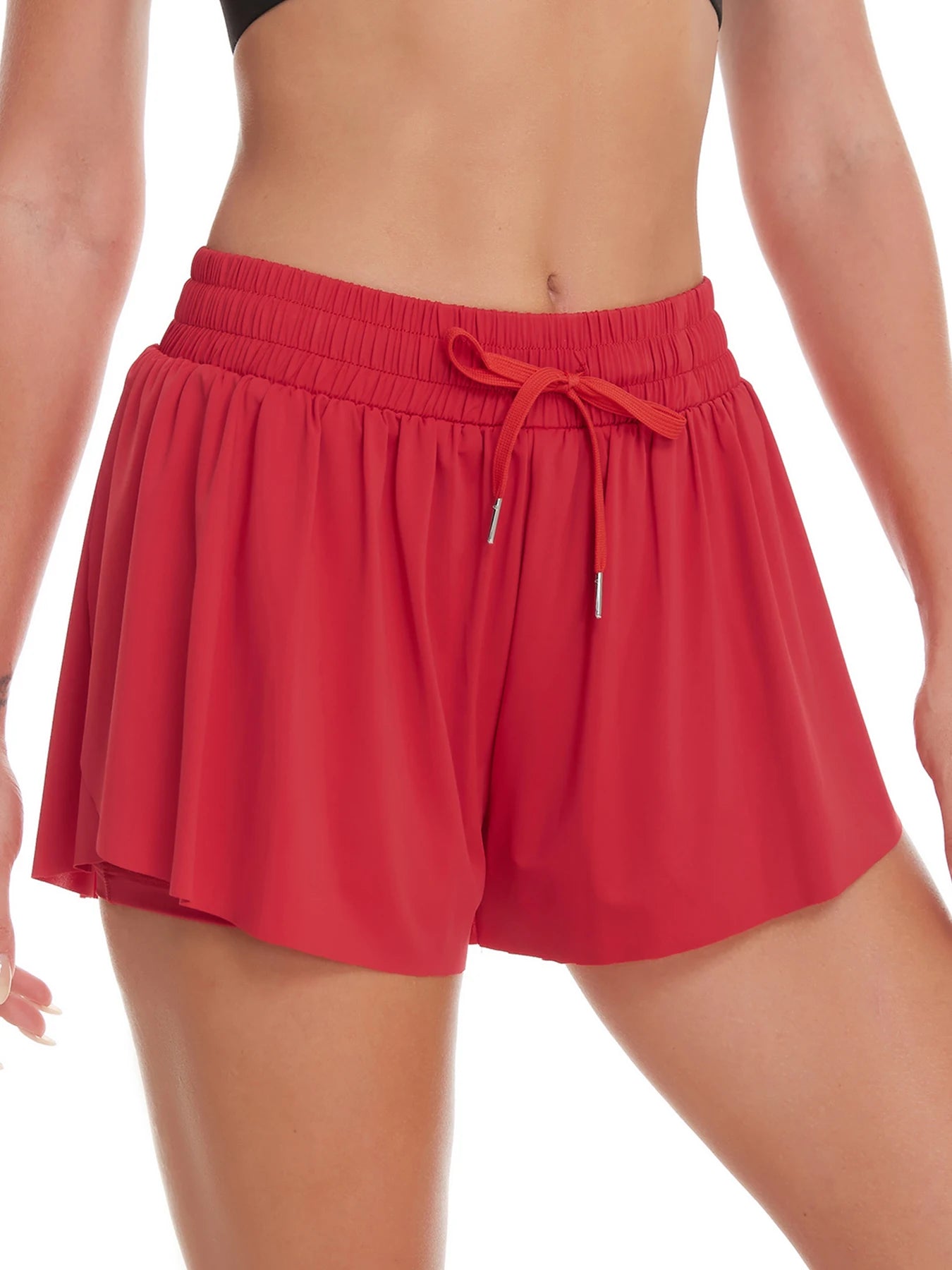 Short Culotte Tennis Nylon Anti-Exposition Poches – Sport Femme