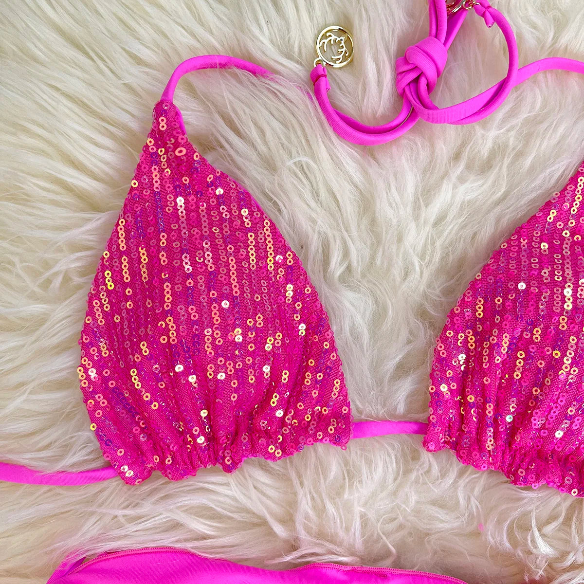 Bikini Pailleté 2 Pièces Étincelant – Maillot de Bain Festif