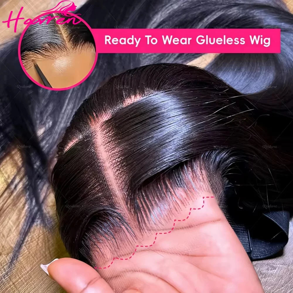 Perruque Lace Front HD Bone Straight Glueless – 13x4 & 13x6