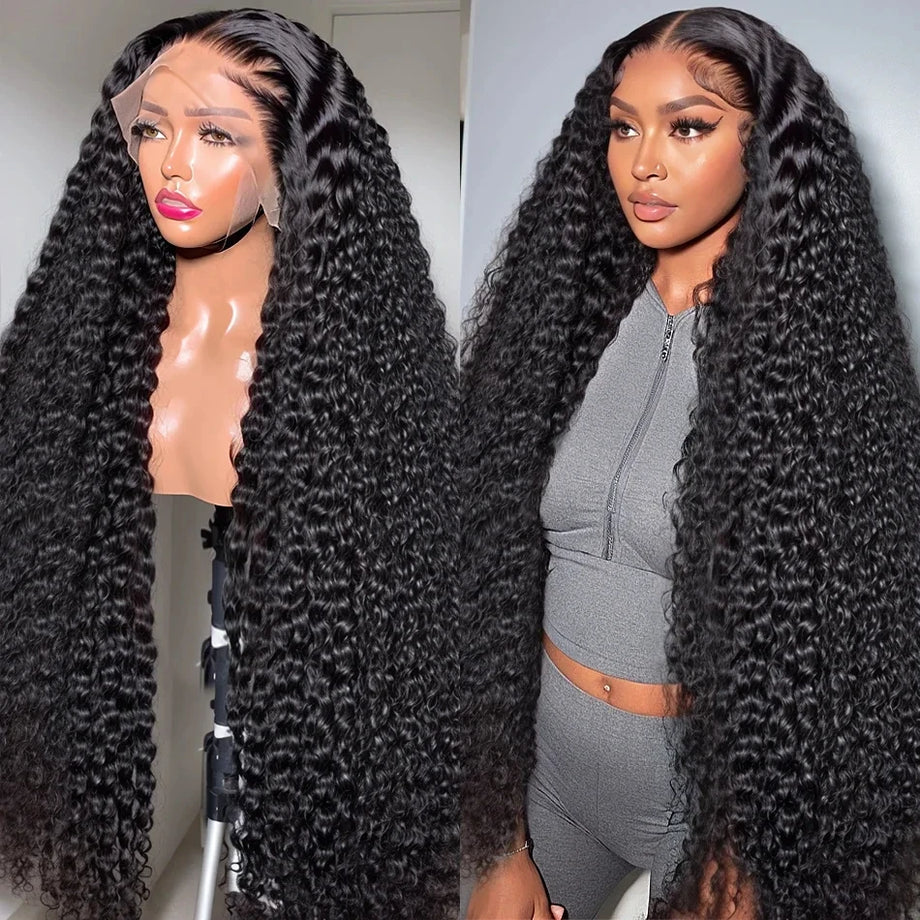 Perruque Lace Front HD Deep Wave – 13x4 & 13x6