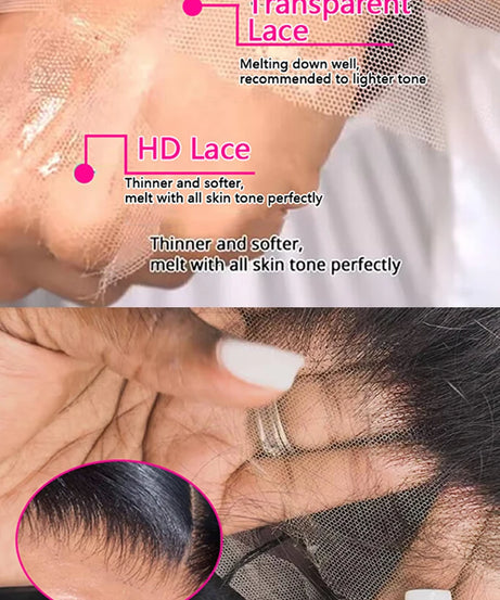 Perruque Lace Front Bone Straight 200% Densité – Jusqu'à 46 Pouces