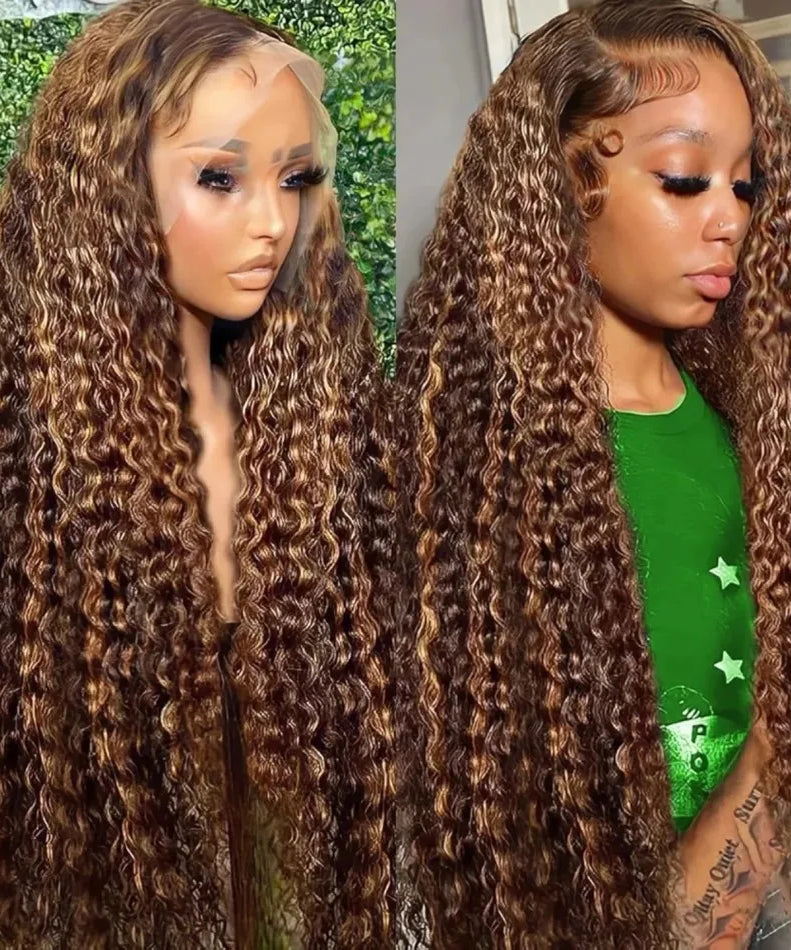 Perruque Lace Front HD Body Wave Miel 4/27 – 13x4 & 13x6