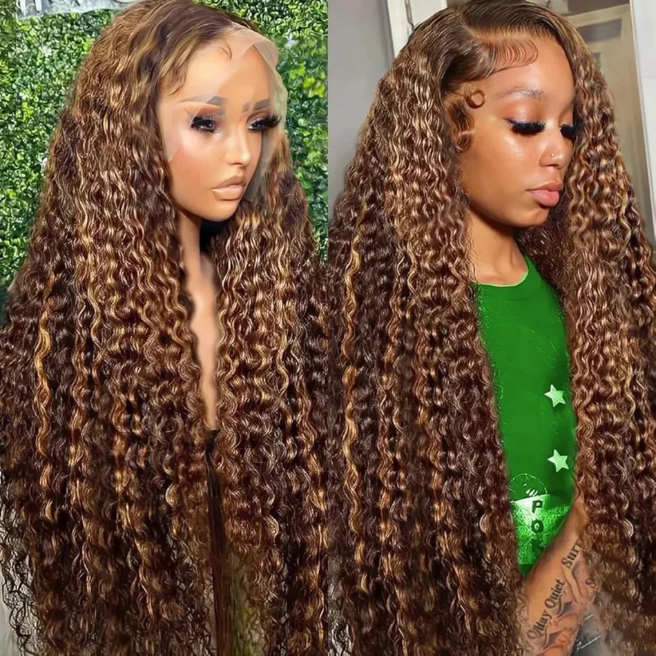 Perruque Lace Front HD Body Wave Miel 4/27 – 13x4 & 13x6