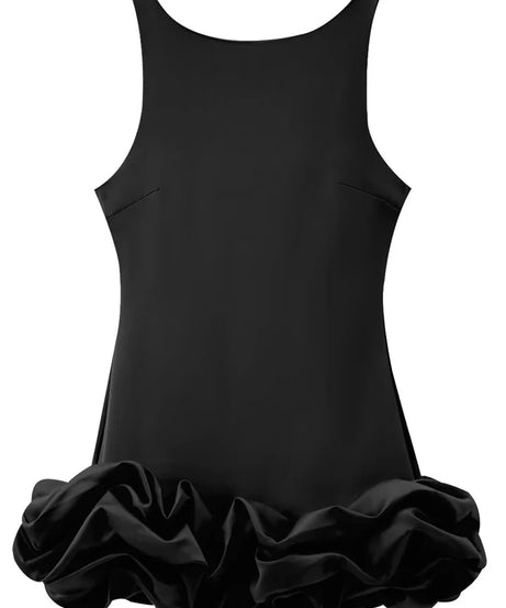 Mini Robe Bodycon Dos Nu Volants Froufrous – Soirée & Club