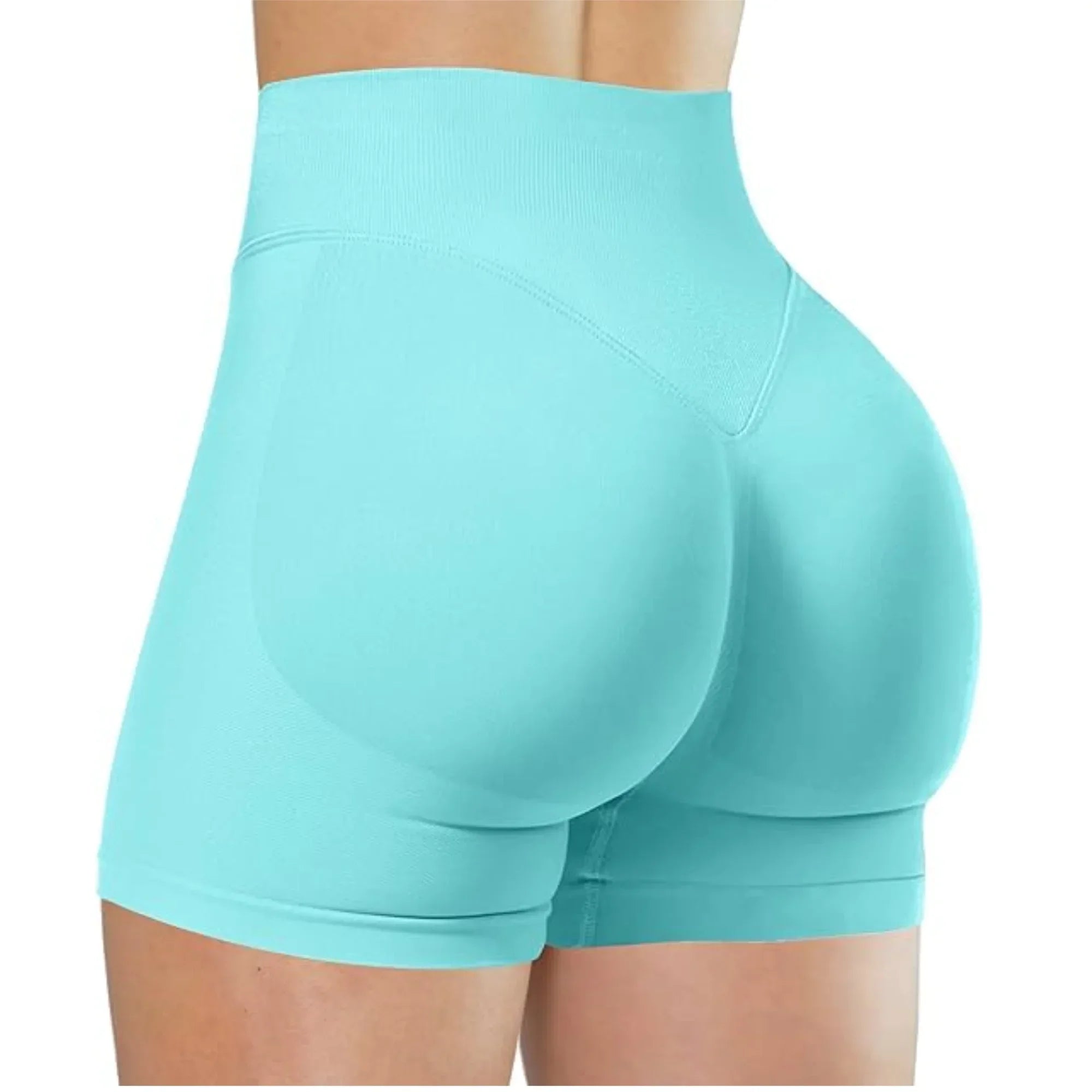 Short Yoga Taille Haute Seamless – Coloris Uni Femme