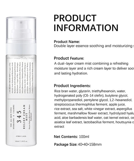 Crème Visage Coréenne Réparatrice – Peaux Sensibles 60g