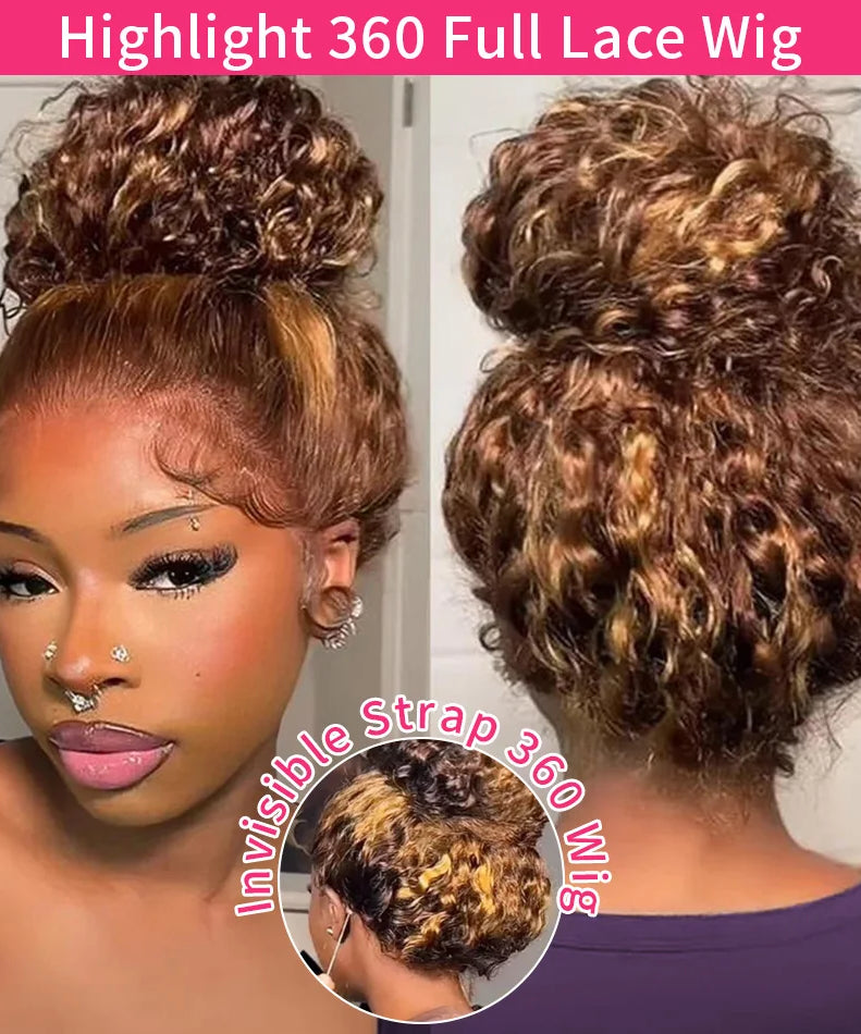 Perruque Lace Front HD Body Wave Miel 4/27 – 13x4 & 13x6