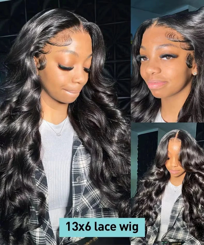 Perruque Lace Front HD Body Wave Glueless – 13x4 & 13x6
