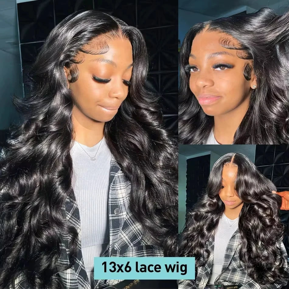 Perruque Lace Front HD Body Wave Glueless – 13x4 & 13x6