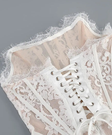 Robe de Soirée Dentelle Bustier Slim – Élégance & Sophistication