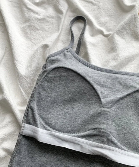 Camisole Bretelles Fines avec Coussinets Intégrés