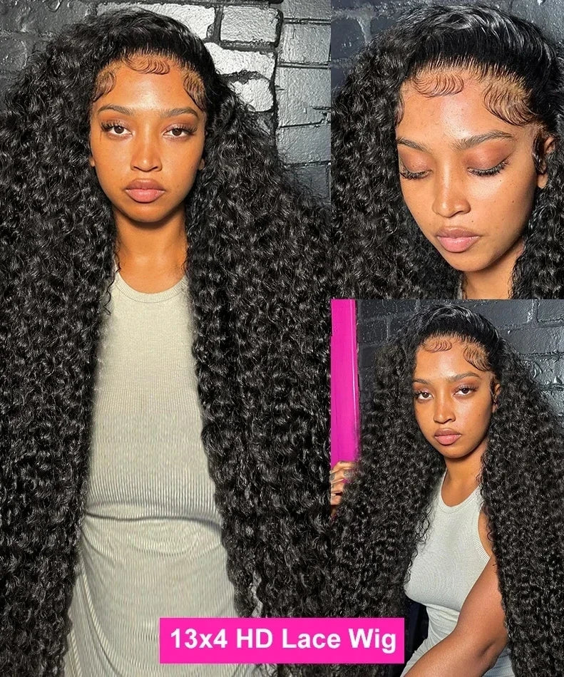 Perruque Lace Front HD Deep Wave – 13x4 & 13x6